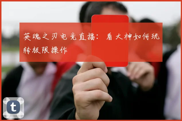 英魂之刃电竞直播：看大神如何玩转极限操作